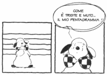 Come è triste e muto... il mio pentagramma !